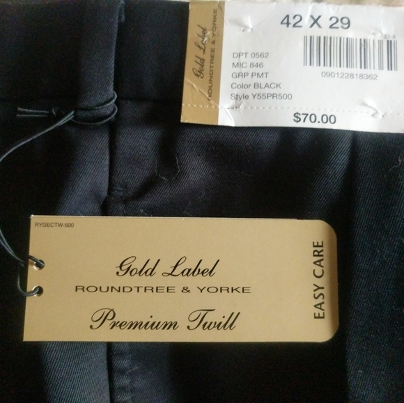NWT Black mens dress pants - Picture 1 of 4